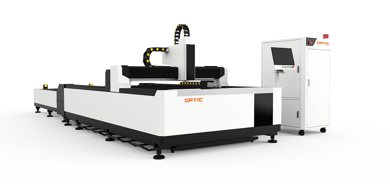 Mở máy cắt laser sợi loại với bảng trao đổi XT-E1530