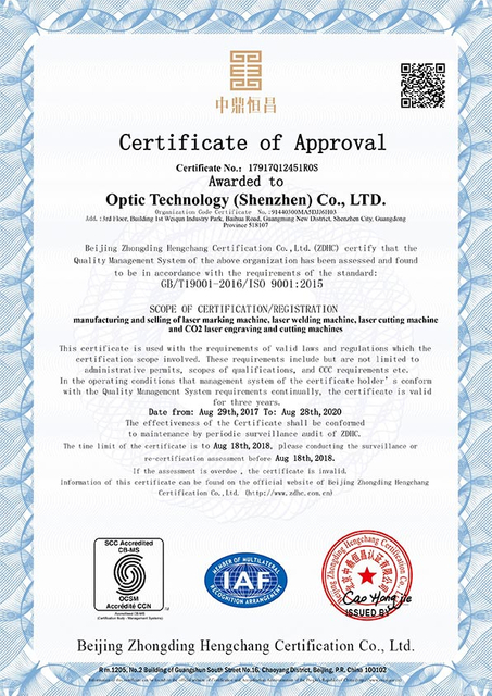 Chứng nhận ISO 9001