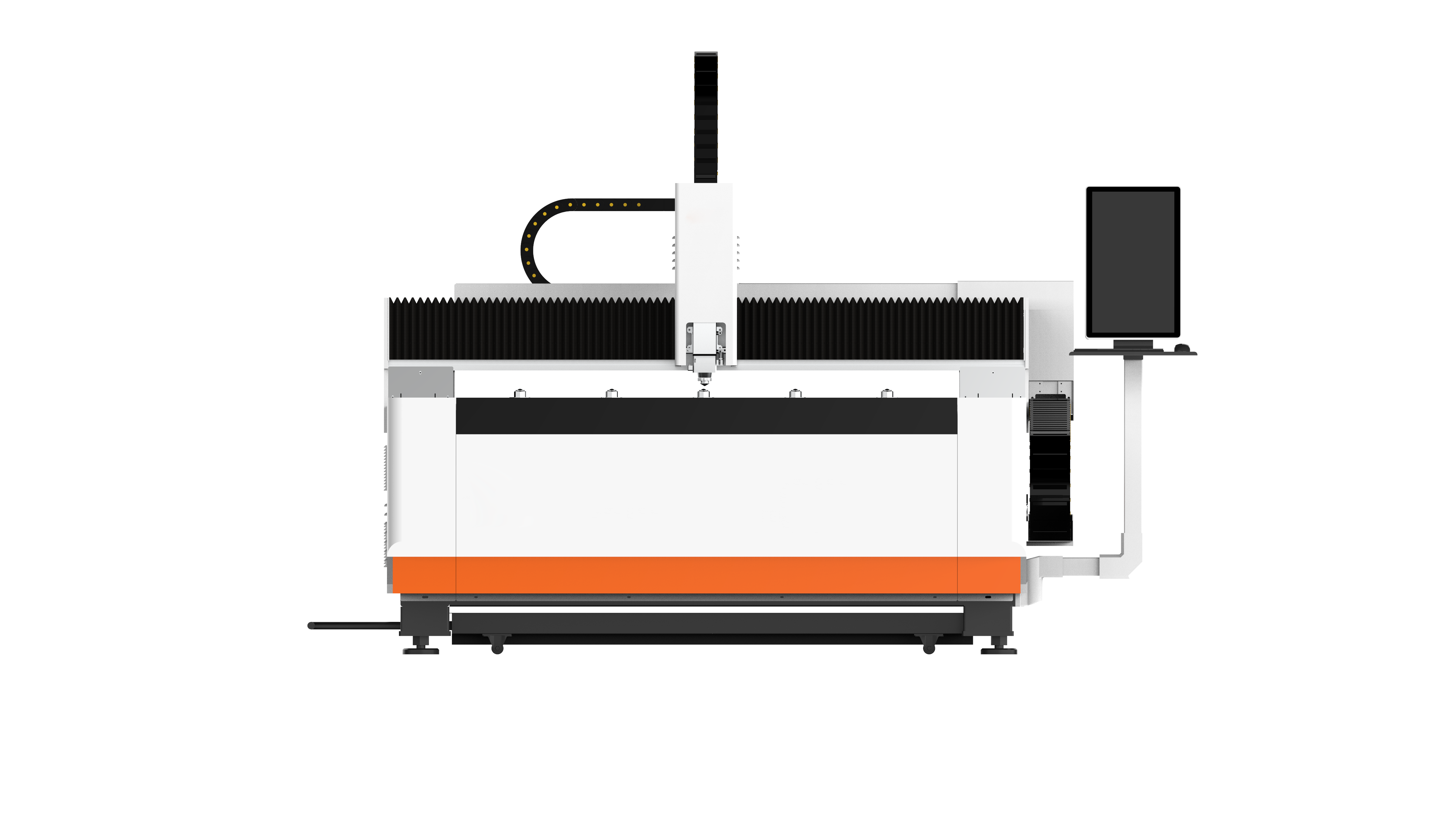 Máy cắt laser chất xơ kinh tế cho sê -ri tấm kim loại