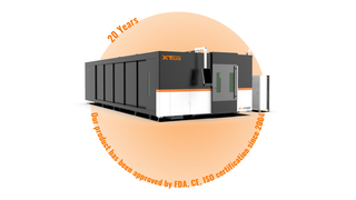 Tấm và ống cắt bằng sợi laser được bao bọc hoàn toàn